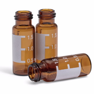 2ml样品瓶，螺口，棕色  100/包
